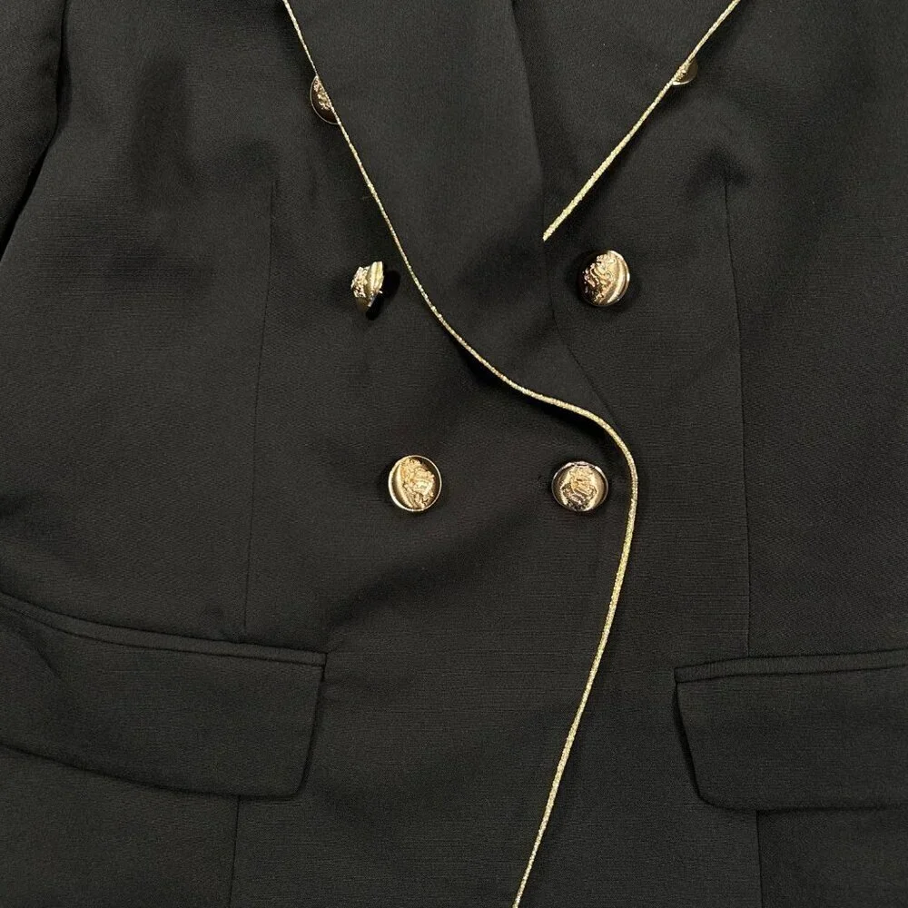 Blithe Los Angeles Medium Blazer Gold Formal Party Wedding Office